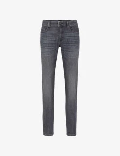 Boss Business Leisure Straight-leg Regular-fit Stretch-cotton Jeans