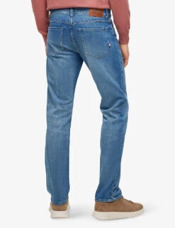 Boss Regular-fit Straight-leg Stretch-denim Jeans 10 Boss Regular-fit Straight-leg Stretch-denim Jeans -Gentlemen Style Shop R04093704 TURQUOISEAQUA ALT03