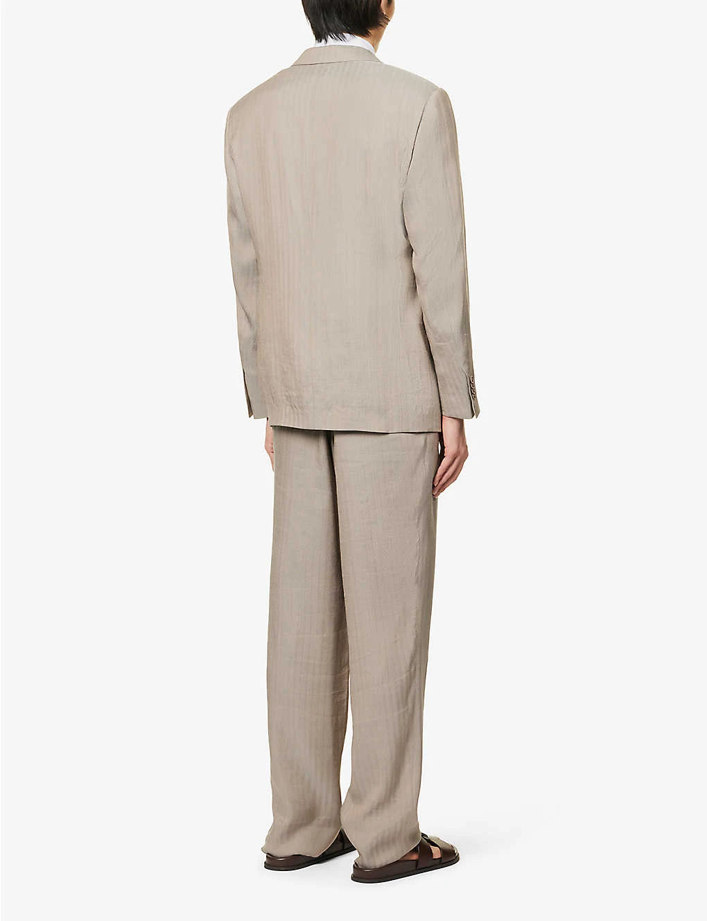 Giorgio Armani Double-breasted Regular-fit Woven Suit 6 Giorgio Armani Double-breasted Regular-fit Woven Suit - Image 4