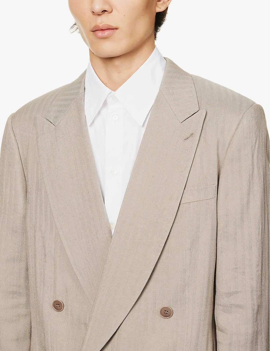 Giorgio Armani Double-breasted Regular-fit Woven Suit 7 Giorgio Armani Double-breasted Regular-fit Woven Suit - Image 5