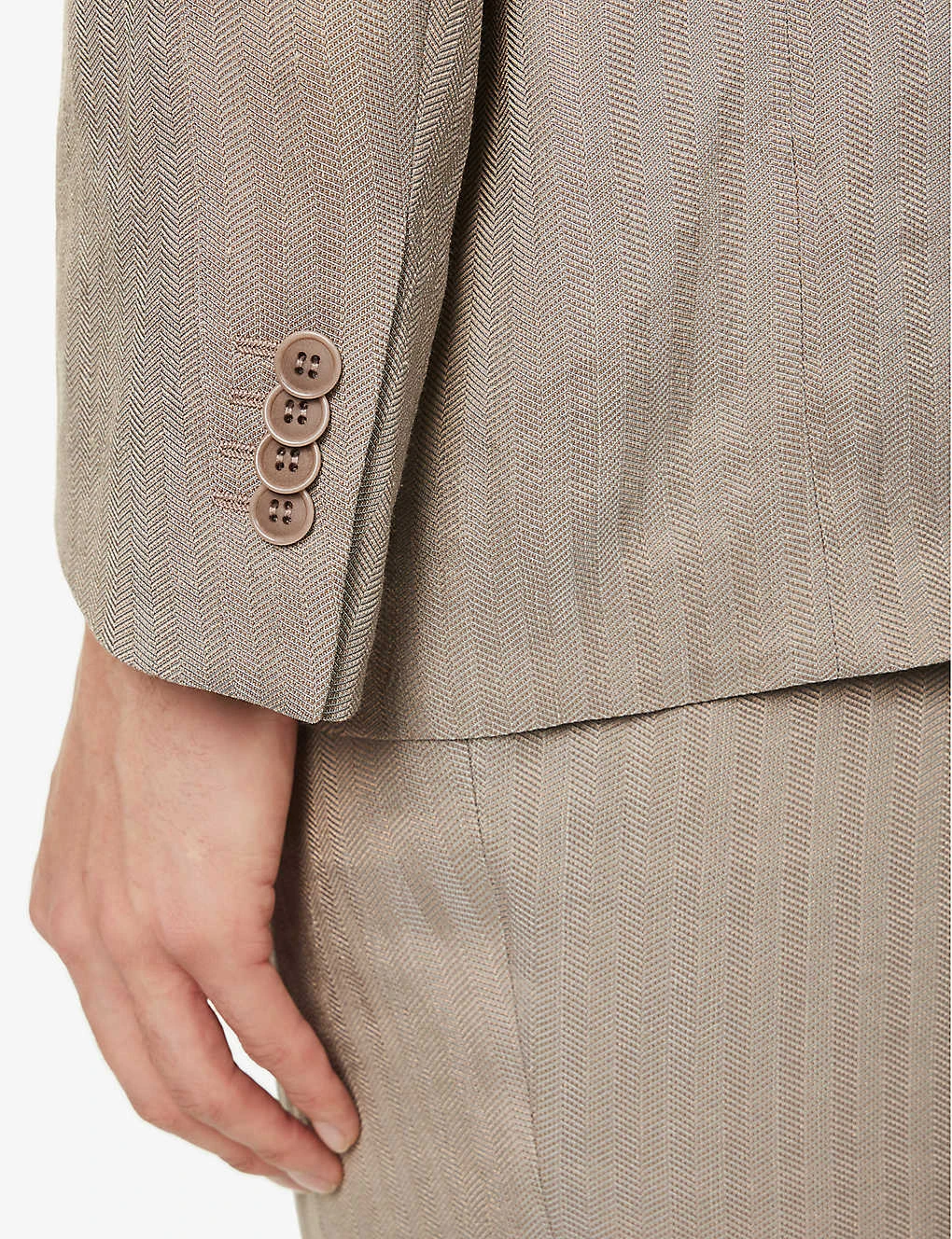 Giorgio Armani Double-breasted Regular-fit Woven Suit 8 Giorgio Armani Double-breasted Regular-fit Woven Suit - Image 6