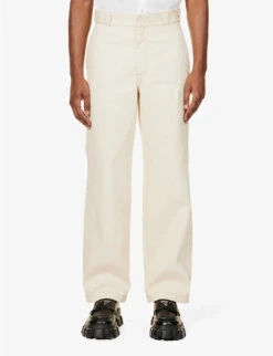 Prada Branded-plaque Straight-leg Mid-rise Jeans 10 Prada Branded-plaque Straight-leg Mid-rise Jeans -Gentlemen Style Shop R04098394 NATURAL ALT02