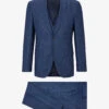 Boss Business Slim-fit Single-breasted Wool-blend Three-piece Suit -Gentlemen Style Shop R04101232 BRIGHTBLUE M