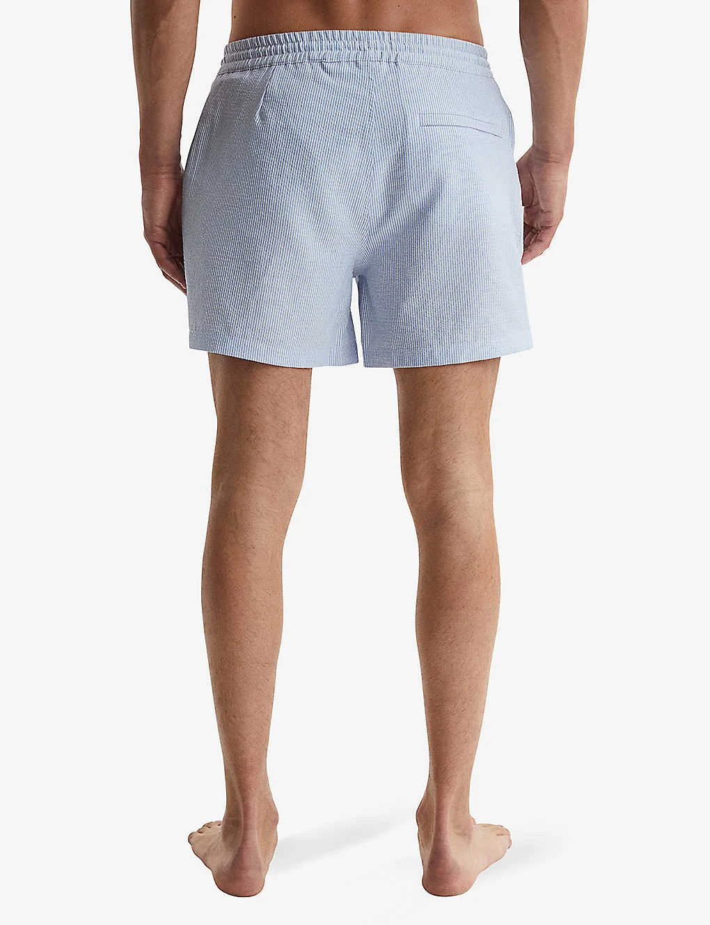 Reiss Coast Stripe-pattern Elasticated-waist Stretch-woven Swim Shorts 6 Reiss Coast Stripe-pattern Elasticated-waist Stretch-woven Swim Shorts - Image 4
