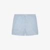Reiss Coast Stripe-pattern Elasticated-waist Stretch-woven Swim Shorts -Gentlemen Style Shop R04107018 SOFTBLUEWHITE M