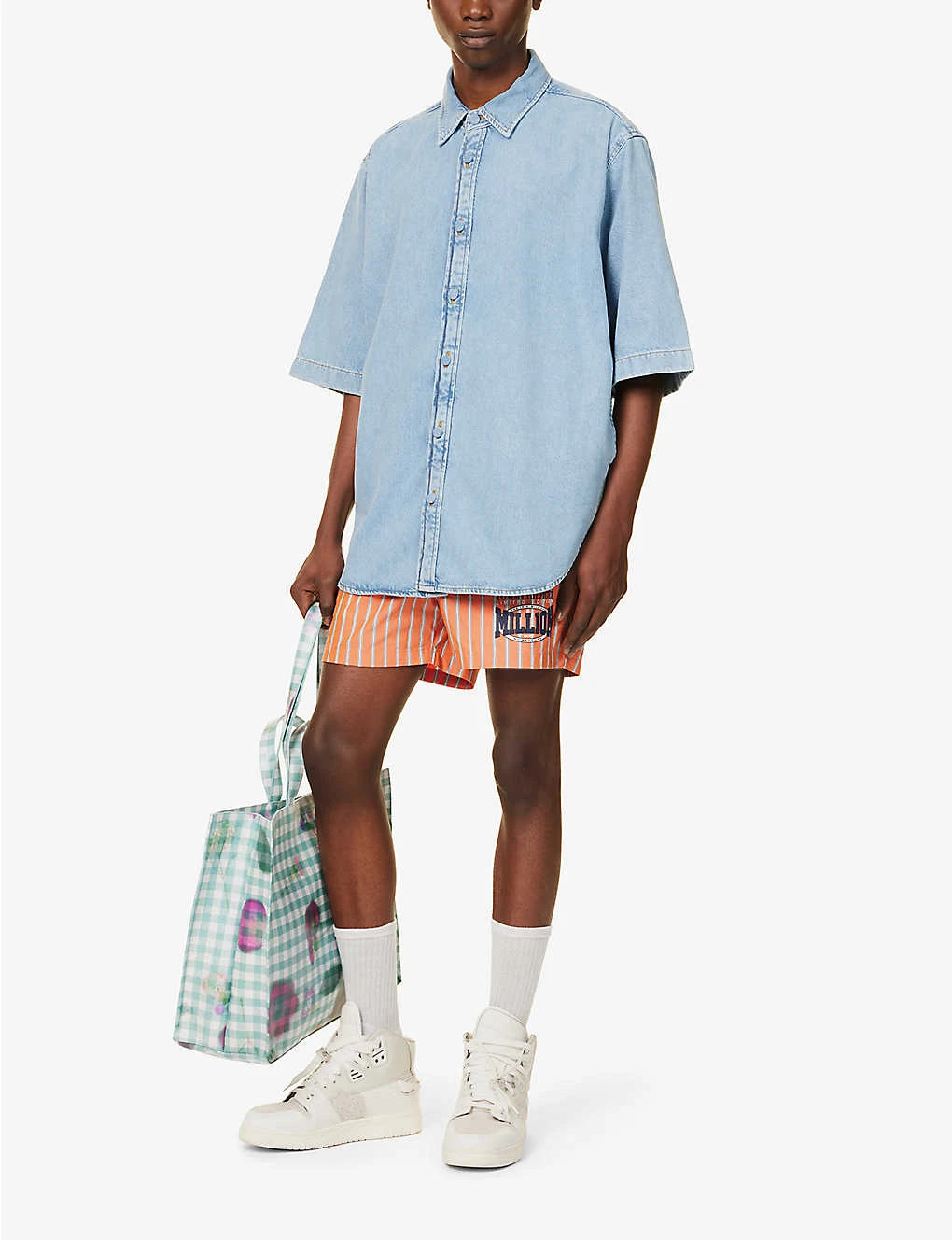Acne Studios Faded-wash Dropped-shoulder Oversized Denim Shirt 4 Acne Studios Faded-wash Dropped-shoulder Oversized Denim Shirt - Image 2