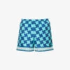 Casablanca Brand-patch Graphic-print Swim Shorts 1 Casablanca Brand-patch Graphic-print Swim Shorts -Gentlemen Style Shop R04108435 POOLTILE M