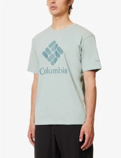 Columbia Pacific Crossing Logo-print Cotton-blend T-shirt 9 Columbia Pacific Crossing Logo-print Cotton-blend T-shirt -Gentlemen Style Shop R04109939 NIAGARA ALT02