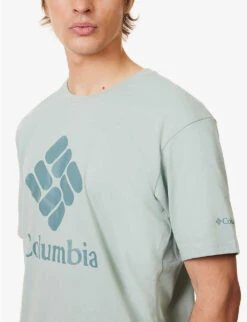Columbia Pacific Crossing Logo-print Cotton-blend T-shirt 11 Columbia Pacific Crossing Logo-print Cotton-blend T-shirt -Gentlemen Style Shop R04109939 NIAGARA ALT04