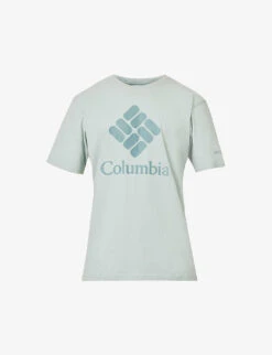 Columbia Pacific Crossing Logo-print Cotton-blend T-shirt