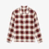 Sandro Checked Chest-pocket Cotton Shirt 2 Sandro Checked Chest-pocket Cotton Shirt -Gentlemen Style Shop R04110489 ROUGES M