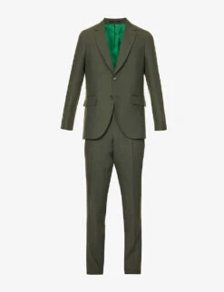 PAUL SMITH Single-breasted Regular-fit Linen Suit