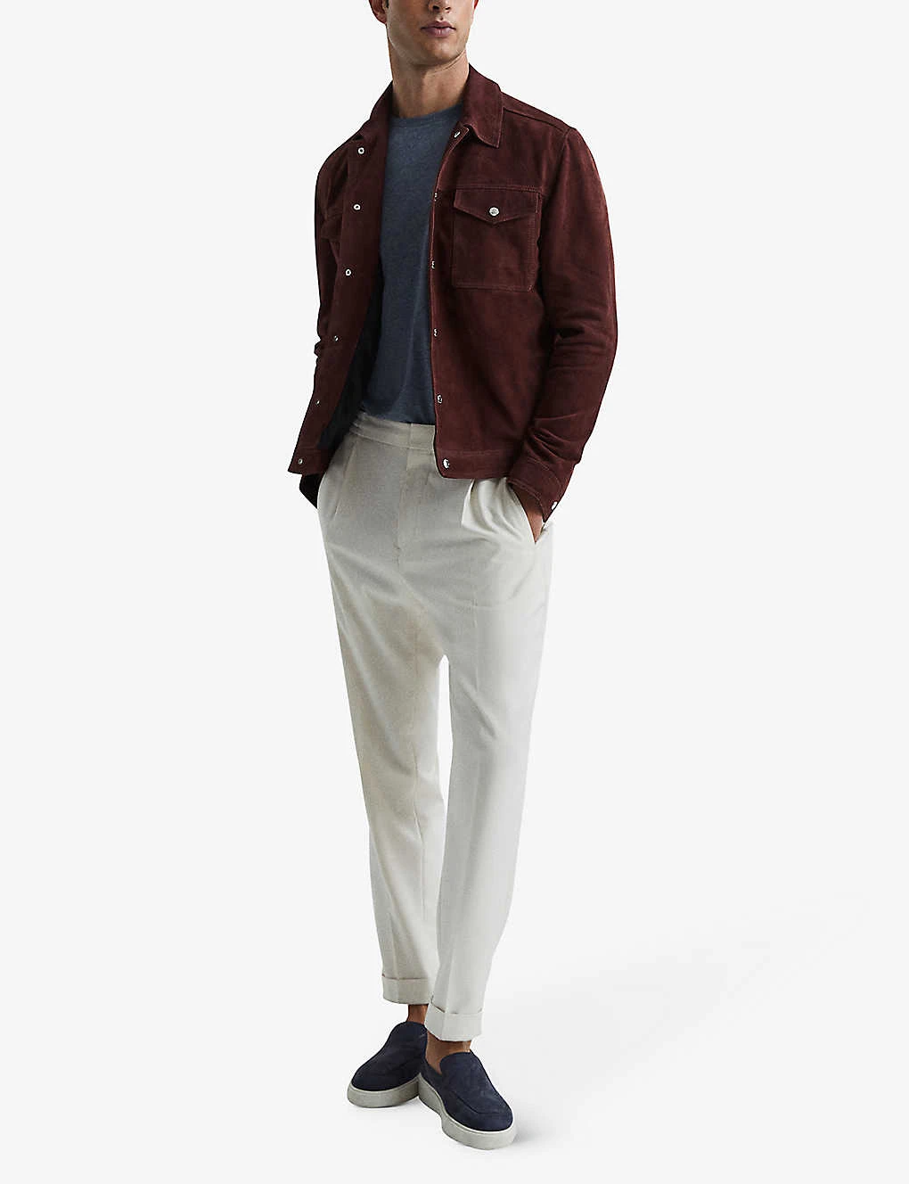 Reiss Bless Regular-fit Cotton-jersey T-shirt 4 Reiss Bless Regular-fit Cotton-jersey T-shirt - Image 2