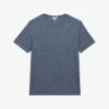 Reiss Bless Regular-fit Cotton-jersey T-shirt -Gentlemen Style Shop R04116729 AIRFORCEBLUEM M