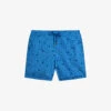 Ted Baker Renshaw Graphic-print Recycled-polyester Swim Shorts 1 Ted Baker Renshaw Graphic-print Recycled-polyester Swim Shorts -Gentlemen Style Shop R04117775 BLUE M