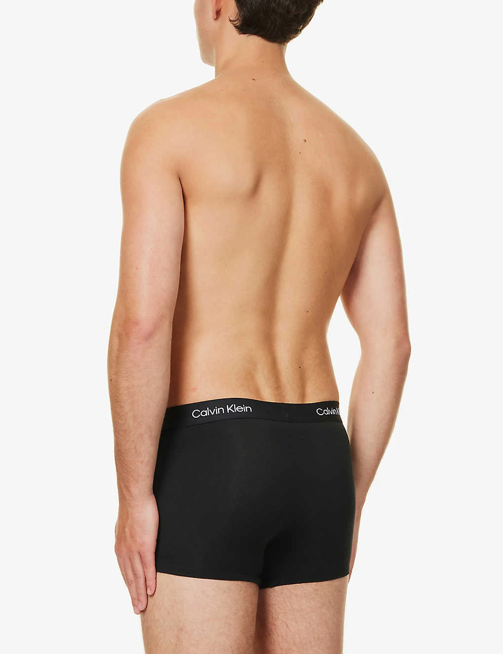 Calvin Klein Logo-waistband Mid-rise Pack Of Three Stretch-cotton Trunks 5 Calvin Klein Logo-waistband Mid-rise Pack Of Three Stretch-cotton Trunks - Image 3