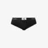 Calvin Klein Logo-waistband Stretch-recycled Cotton-blend Briefs 2 Calvin Klein Logo-waistband Stretch-recycled Cotton-blend Briefs -Gentlemen Style Shop R04117801 BLACK M