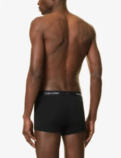 Calvin Klein Logo-waistband Pack Of Three Stretch-recycled Cotton-blend Trunks 8 Calvin Klein Logo-waistband Pack Of Three Stretch-recycled Cotton-blend Trunks -Gentlemen Style Shop R04117810 MULTI ALT02