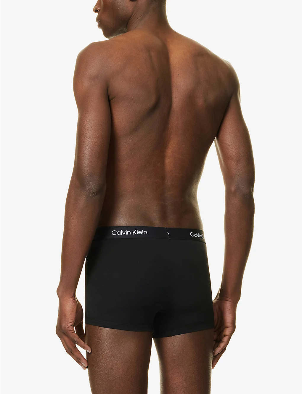 Calvin Klein Logo-waistband Pack Of Three Stretch-recycled Cotton-blend Trunks 5 Calvin Klein Logo-waistband Pack Of Three Stretch-recycled Cotton-blend Trunks - Image 3