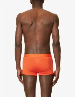 Calvin Klein Logo-waistband Low-rise Stretch-recycled Polyester Trunks 8 Calvin Klein Logo-waistband Low-rise Stretch-recycled Polyester Trunks -Gentlemen Style Shop R04117813 FIESTA ALT02