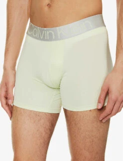 Calvin Klein Pack Of Three Logo-waistband Mid-rise Stretch-woven Boxer Briefs 9 Calvin Klein Pack Of Three Logo-waistband Mid-rise Stretch-woven Boxer Briefs -Gentlemen Style Shop R04117822 MULTI ALT03