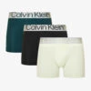 Calvin Klein Pack Of Three Logo-waistband Mid-rise Stretch-woven Boxer Briefs 1 Calvin Klein Pack Of Three Logo-waistband Mid-rise Stretch-woven Boxer Briefs -Gentlemen Style Shop R04117822 MULTI M