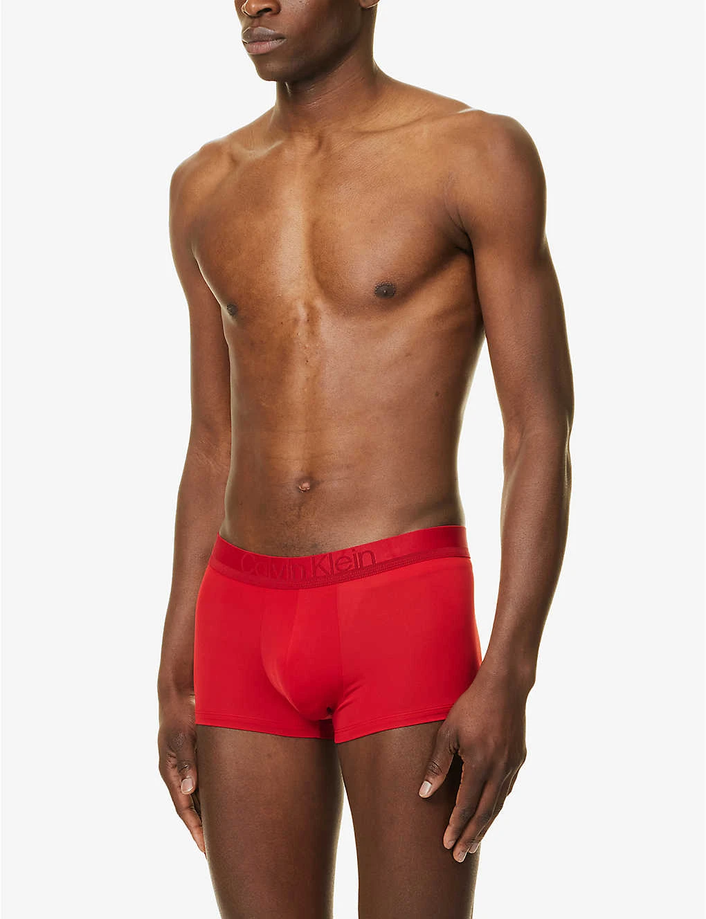 Calvin Klein Logo-waistband Low-rise Stretch-jersey Trunks 4 Calvin Klein Logo-waistband Low-rise Stretch-jersey Trunks - Image 2