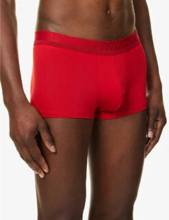 Calvin Klein Logo-waistband Low-rise Stretch-jersey Trunks 9 Calvin Klein Logo-waistband Low-rise Stretch-jersey Trunks -Gentlemen Style Shop R04117825 FUSCHIA ALT03