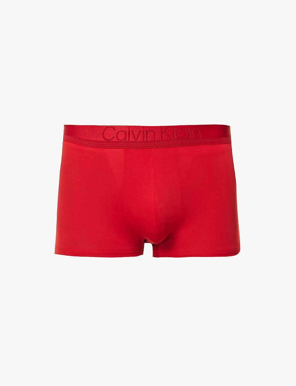Calvin Klein Logo-waistband Low-rise Stretch-jersey Trunks 3 Calvin Klein Logo-waistband Low-rise Stretch-jersey Trunks