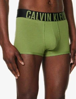 Calvin Klein Logo-print Pack Of Two Stretch-cotton Trunks 9 Calvin Klein Logo-print Pack Of Two Stretch-cotton Trunks -Gentlemen Style Shop R04117856 MULTI ALT03