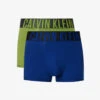 Calvin Klein Logo-print Pack Of Two Stretch-cotton Trunks 1 Calvin Klein Logo-print Pack Of Two Stretch-cotton Trunks -Gentlemen Style Shop R04117856 MULTI M