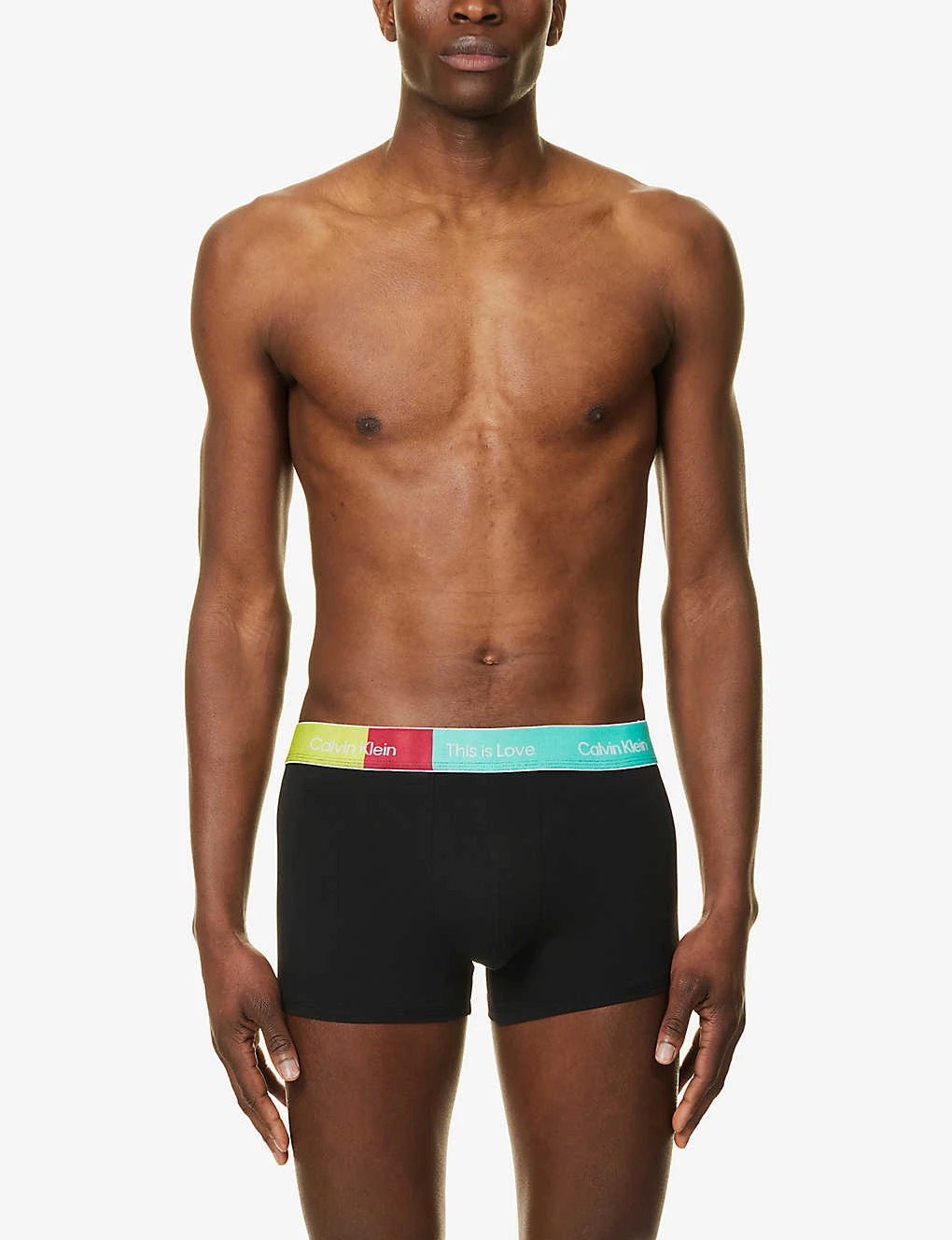 Calvin Klein Pride Logo-waistband Stretch-recycled Cotton Trunks 4 Calvin Klein Pride Logo-waistband Stretch-recycled Cotton Trunks - Image 2