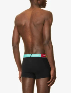 Calvin Klein Pride Logo-waistband Stretch-recycled Cotton Trunks 8 Calvin Klein Pride Logo-waistband Stretch-recycled Cotton Trunks -Gentlemen Style Shop R04117859 MULTI ALT02