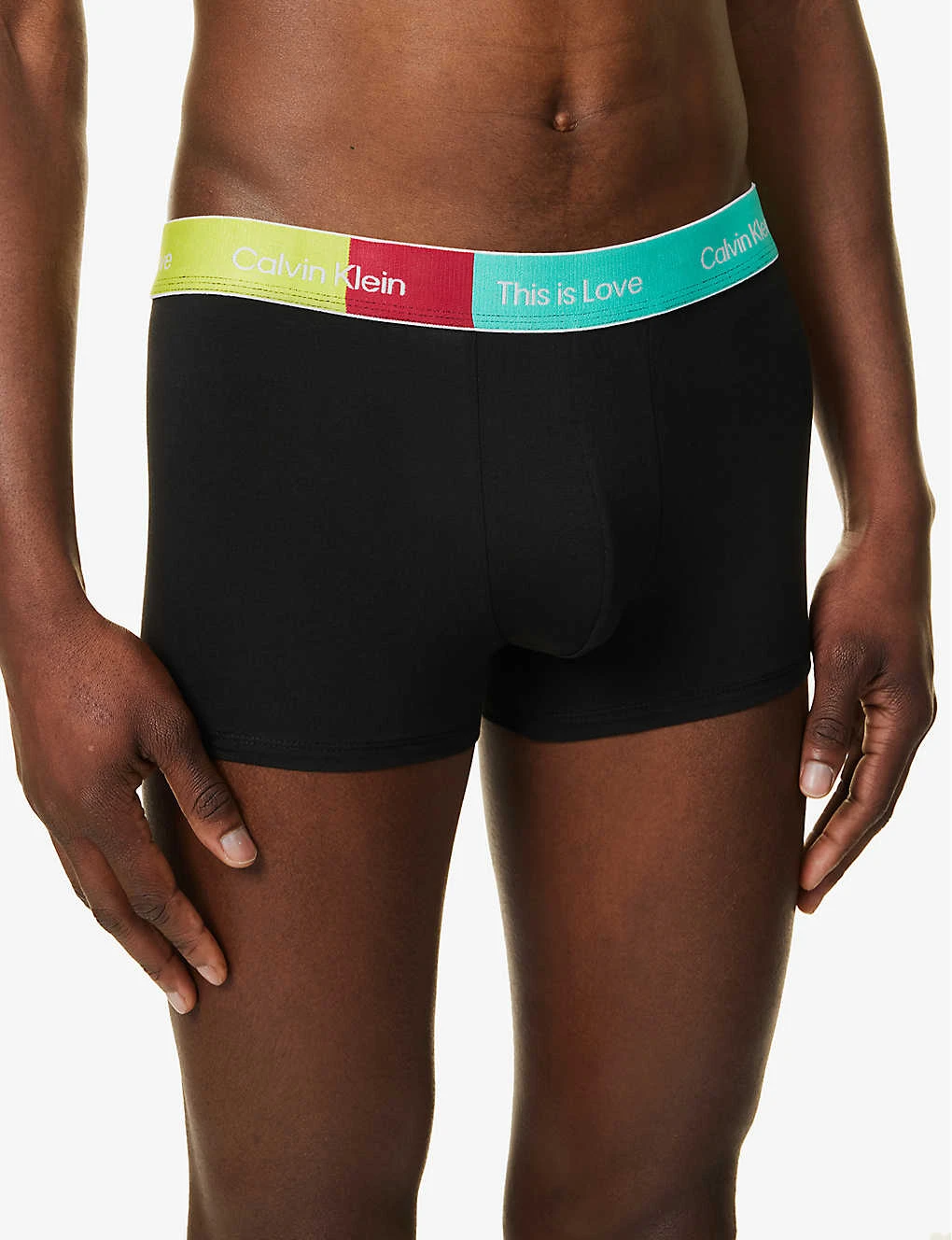 Calvin Klein Pride Logo-waistband Stretch-recycled Cotton Trunks 6 Calvin Klein Pride Logo-waistband Stretch-recycled Cotton Trunks - Image 4