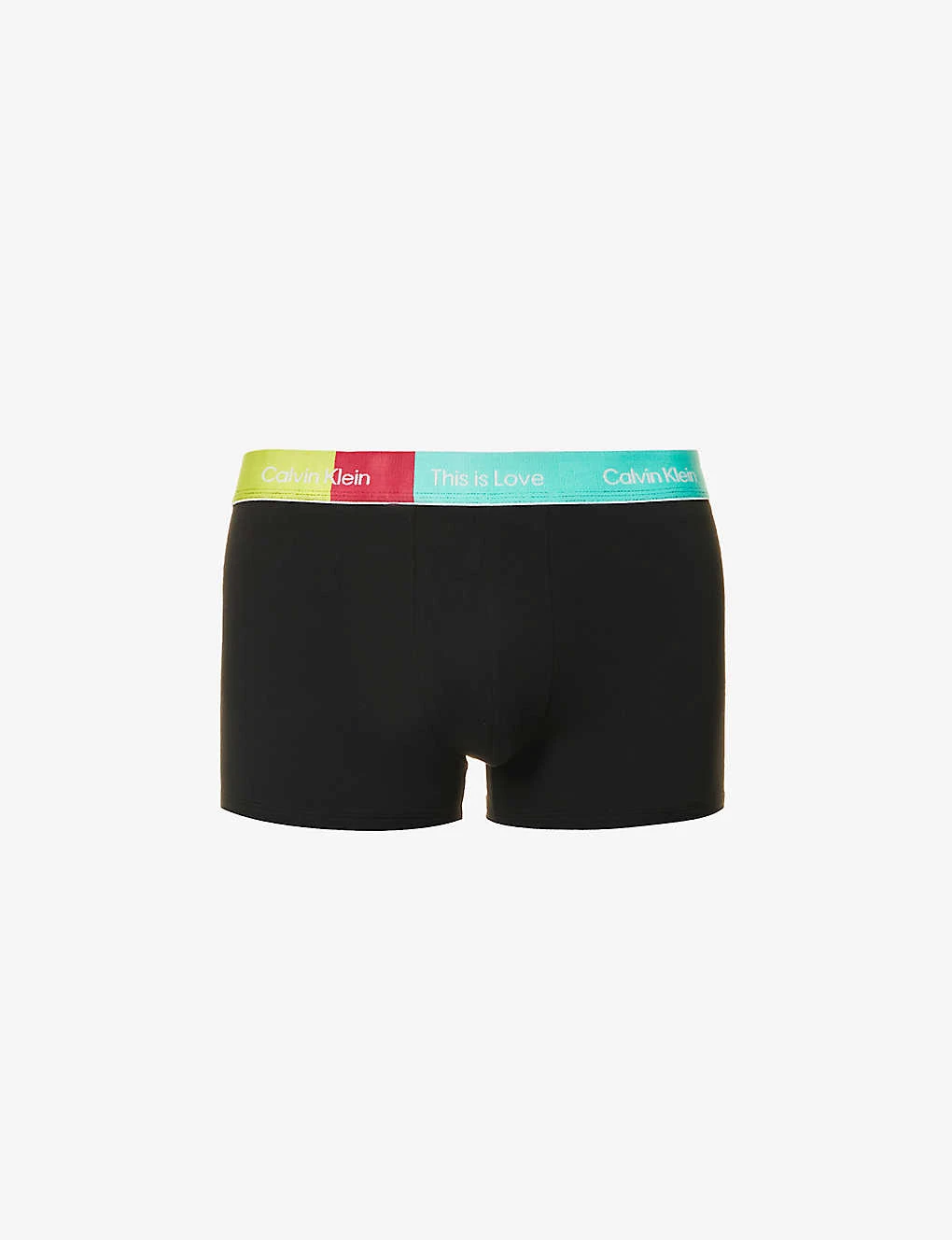 Calvin Klein Pride Logo-waistband Stretch-recycled Cotton Trunks 3 Calvin Klein Pride Logo-waistband Stretch-recycled Cotton Trunks