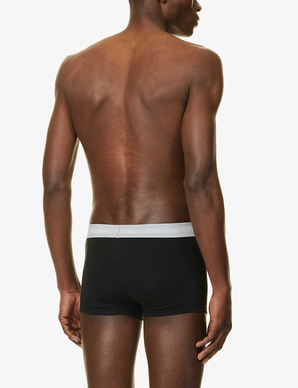 Calvin Klein Logo-waistband Low-rise Pack Of Three Stretch-cotton Trunks 5 Calvin Klein Logo-waistband Low-rise Pack Of Three Stretch-cotton Trunks - Image 3