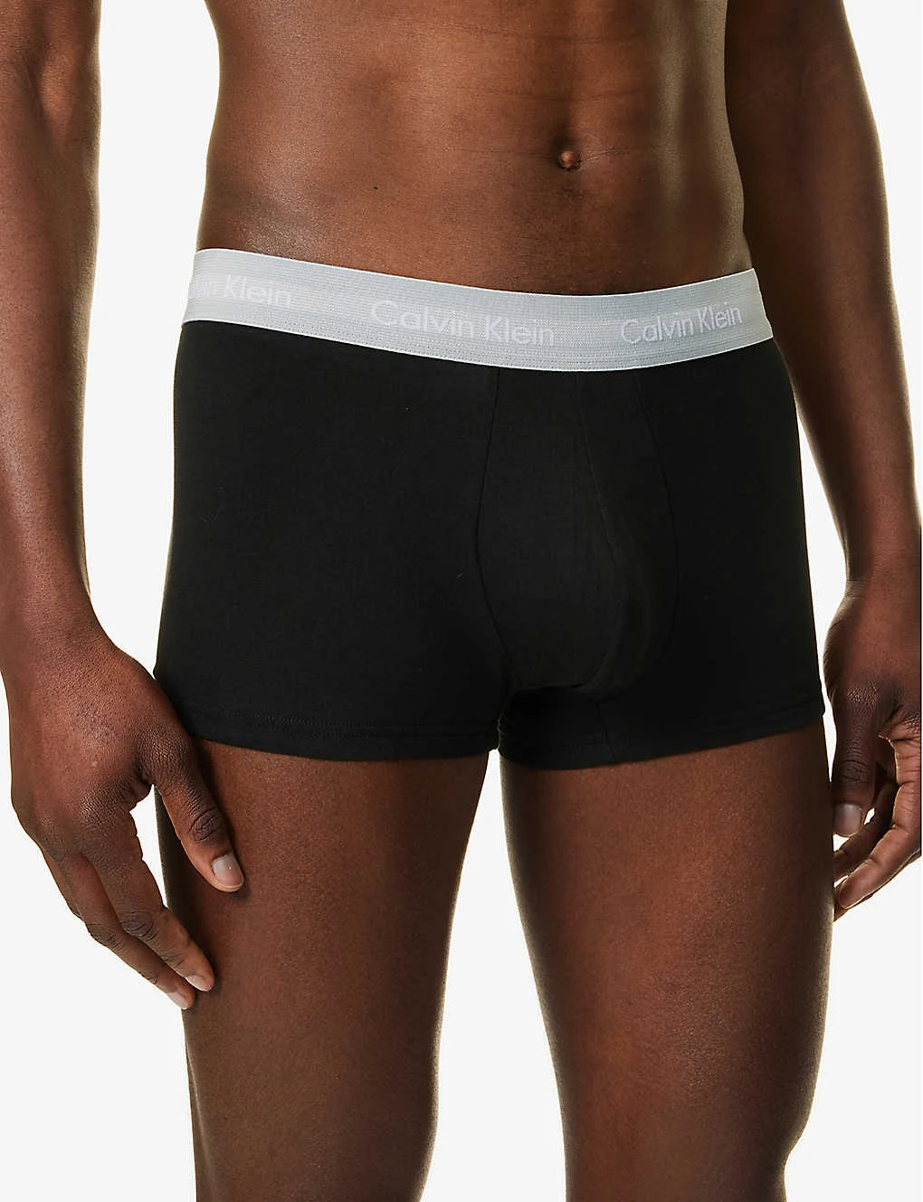 Calvin Klein Logo-waistband Low-rise Pack Of Three Stretch-cotton Trunks 6 Calvin Klein Logo-waistband Low-rise Pack Of Three Stretch-cotton Trunks - Image 4