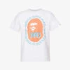 Ape Head 1993 Logo-print Cotton-jersey T-shirt -Gentlemen Style Shop R04118344 WHITE M