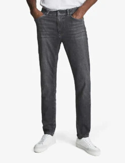 Reiss Harry Slim-fit Low-rise Denim Jeans -Gentlemen Style Shop R04122258 WASHEDGREY ALT02