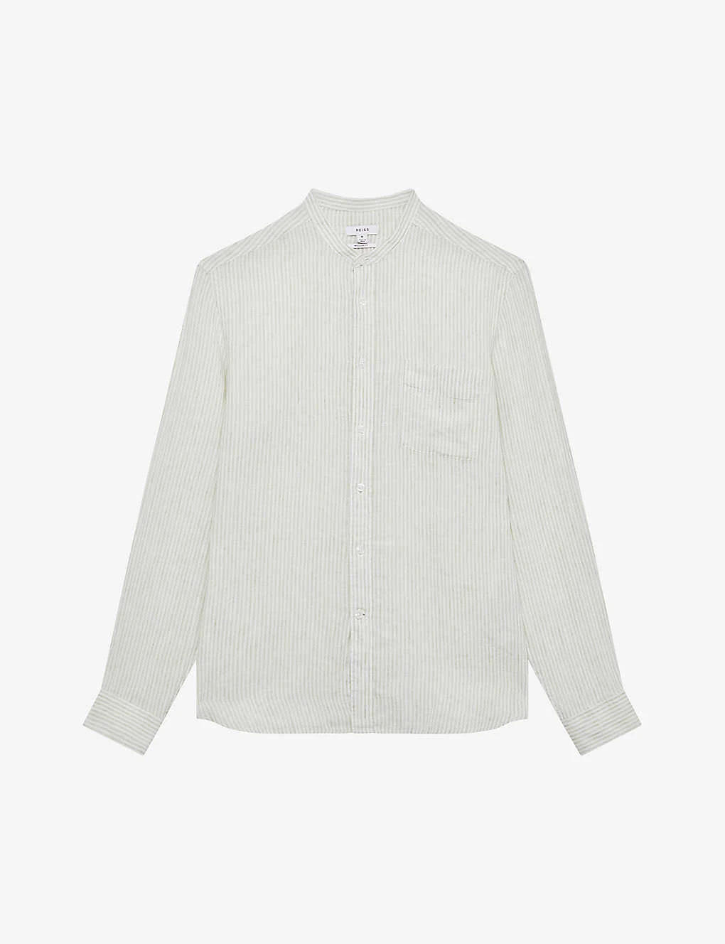 Reiss Ocean Striped Regular-fit Linen Shirt 3 Reiss Ocean Striped Regular-fit Linen Shirt