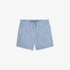 Ted Baker Popov Geometric-print Recycled-polyester Swim Shorts -Gentlemen Style Shop R04122390 DKBLUE M