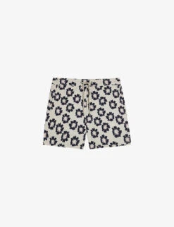 Ted Baker Wiklie Floral-print Regular-fit Woven Swim Shorts
