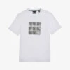 Ted Baker Farow Graphic Logo-print Organic-cotton T-shirt -Gentlemen Style Shop R04122497 WHITE M