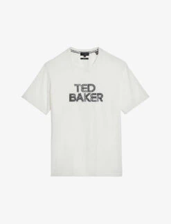 Ted Baker Kenedy Logo-print Cotton-jersey T-shirt