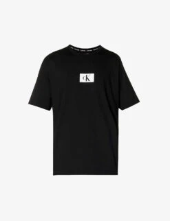 Calvin Klein Logo-print Relaxed-fit Cotton-jersey T-shirt