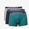 Emporio Armani Branded-waistband Pack Of Three Stretch-cotton Trunks -Gentlemen Style Shop R04126820 MARINMONUMSTMEDIT M