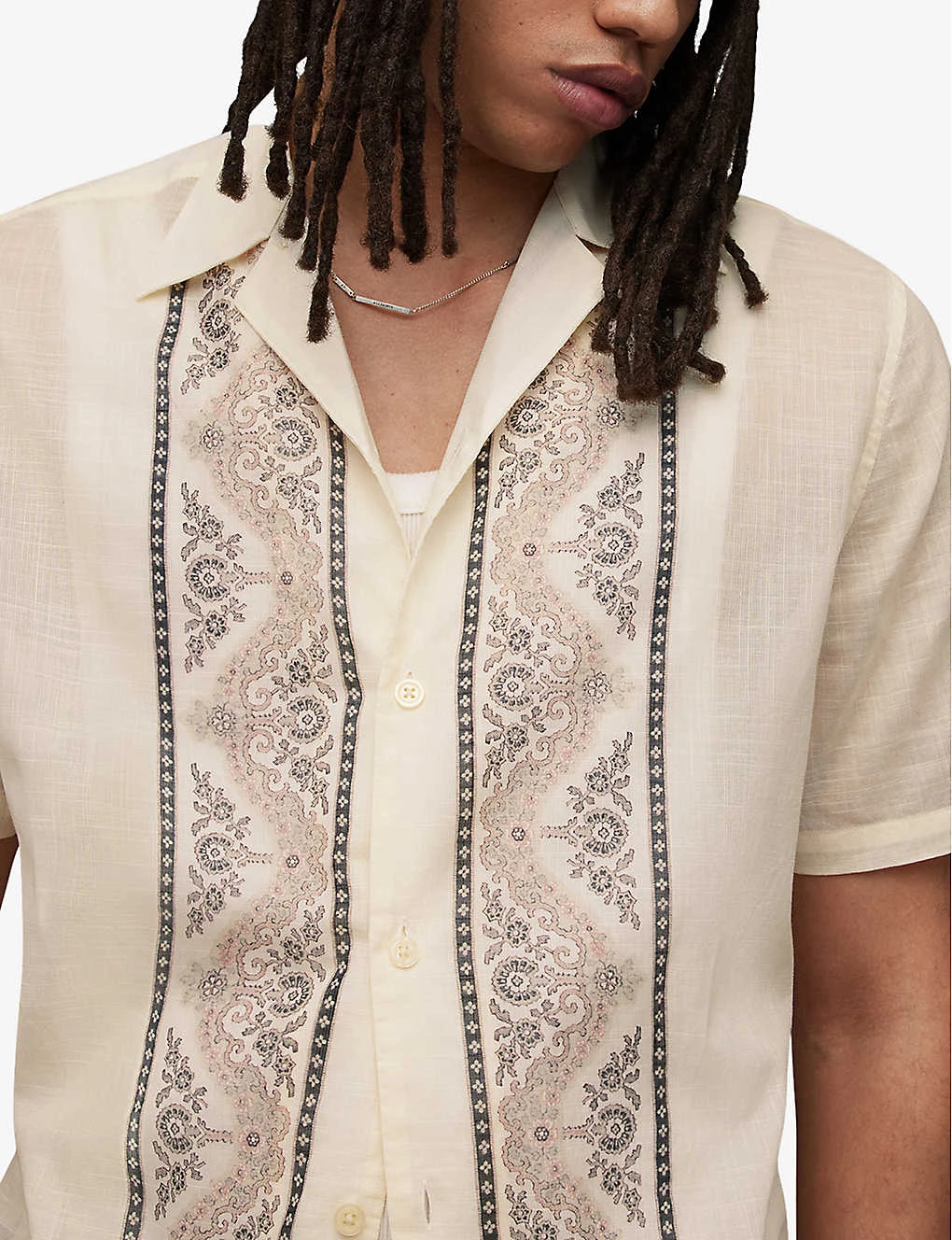 AllSaints Frontiere Bandana-print Relaxed-fit Cotton Shirt 7 AllSaints Frontiere Bandana-print Relaxed-fit Cotton Shirt - Image 5