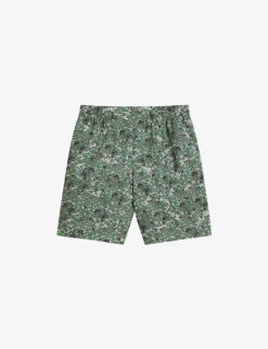 Ted Baker Kita Floral Camouflage-print Recycled-polyester Swim Shorts