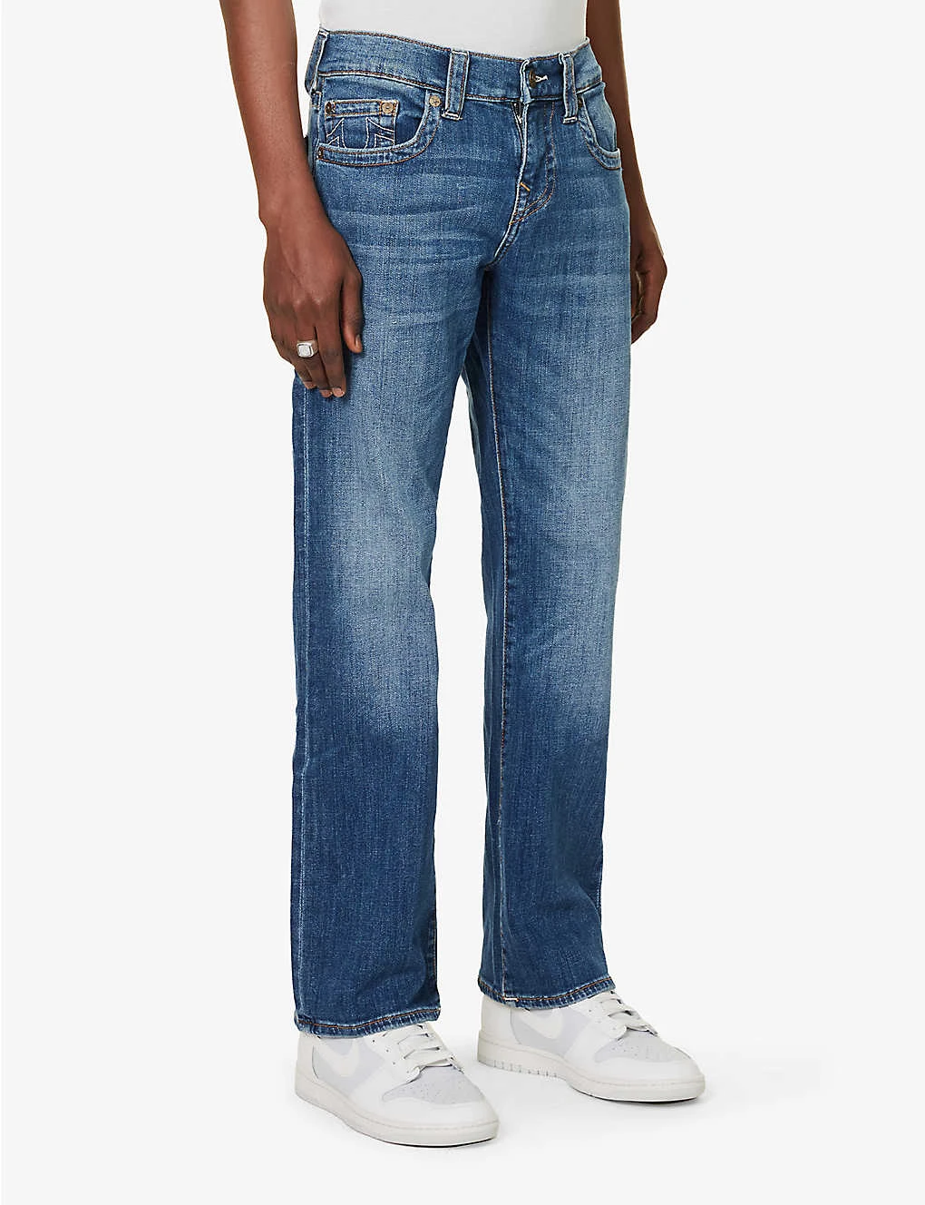 True Religion Billy Embroidered Straight-leg Relaxed-fit Stretch-denim Jeans 5 True Religion Billy Embroidered Straight-leg Relaxed-fit Stretch-denim Jeans - Image 3