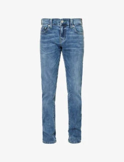 True Religion Ultra Skinny Tapered-leg Slim-fit Stretch-denim Jeans